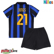 Camiseta Inter Milan Curtis Jones #21 Primera Equipación para niños 2026-27 manga corta (+ pantalones cortos)